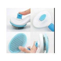 Brosse pour chat et chien avec bouton